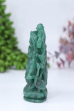 Radha Krishna in Green Aventurine DD114