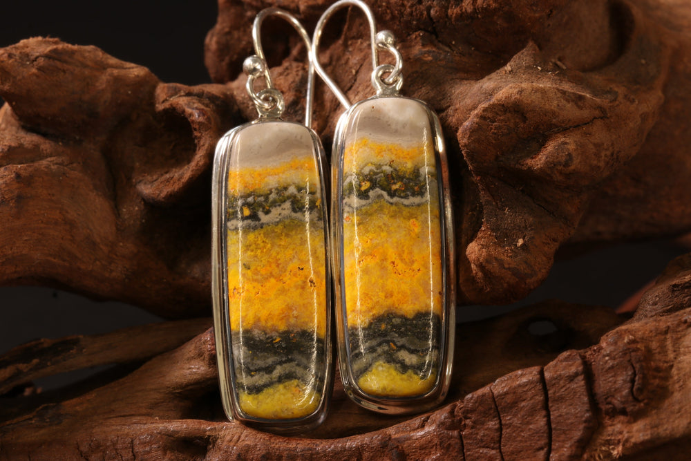 Bumblebee Jasper Earrings DD1229