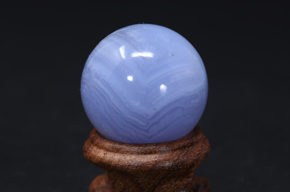 29mm Blue Lace Agate Sphere DD128