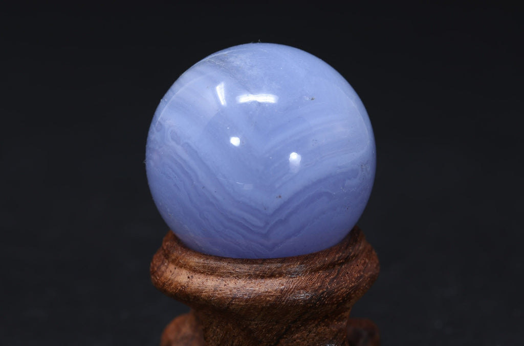 Blue lace shop agate sphere