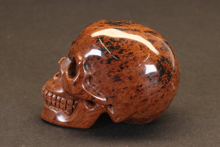 Mahogany Obsidian Skull DD2397