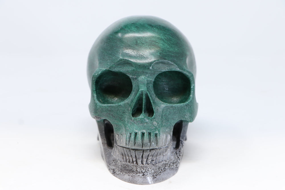 5" Verdite Crystal Skull DD4501