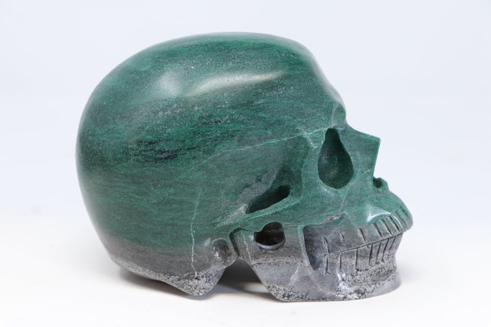 5" Verdite Crystal Skull DD4501
