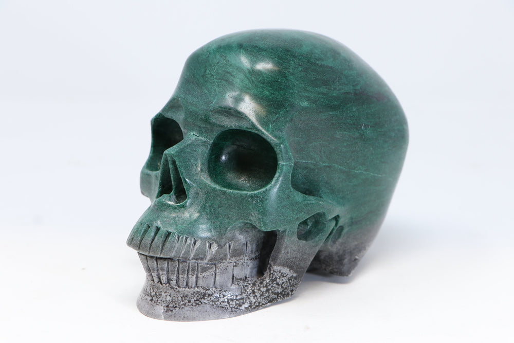 5" Verdite Crystal Skull DD4501