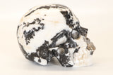 Zebra Jasper Skull Carving DD4542