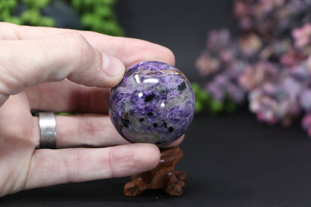 43mm Charoite Sphere DE013