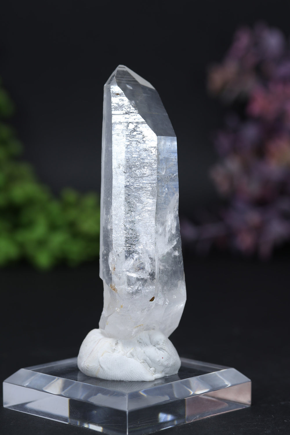 3.5" Double Terminated Colombian Lemurian with Phantoms DE062