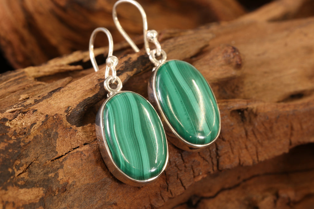 Malachite Earrings DM065