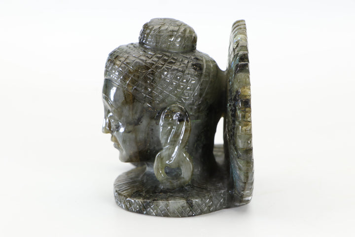Labradorite Buddha Carving DM1053