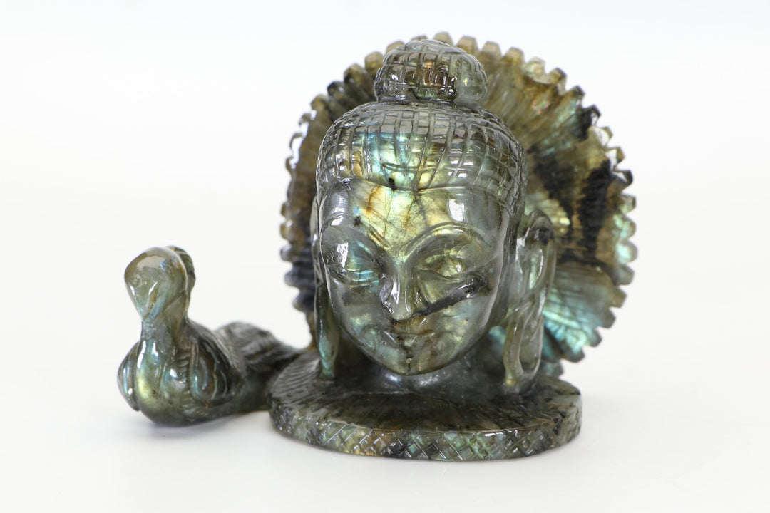 Labradorite Buddha Carving DM1053