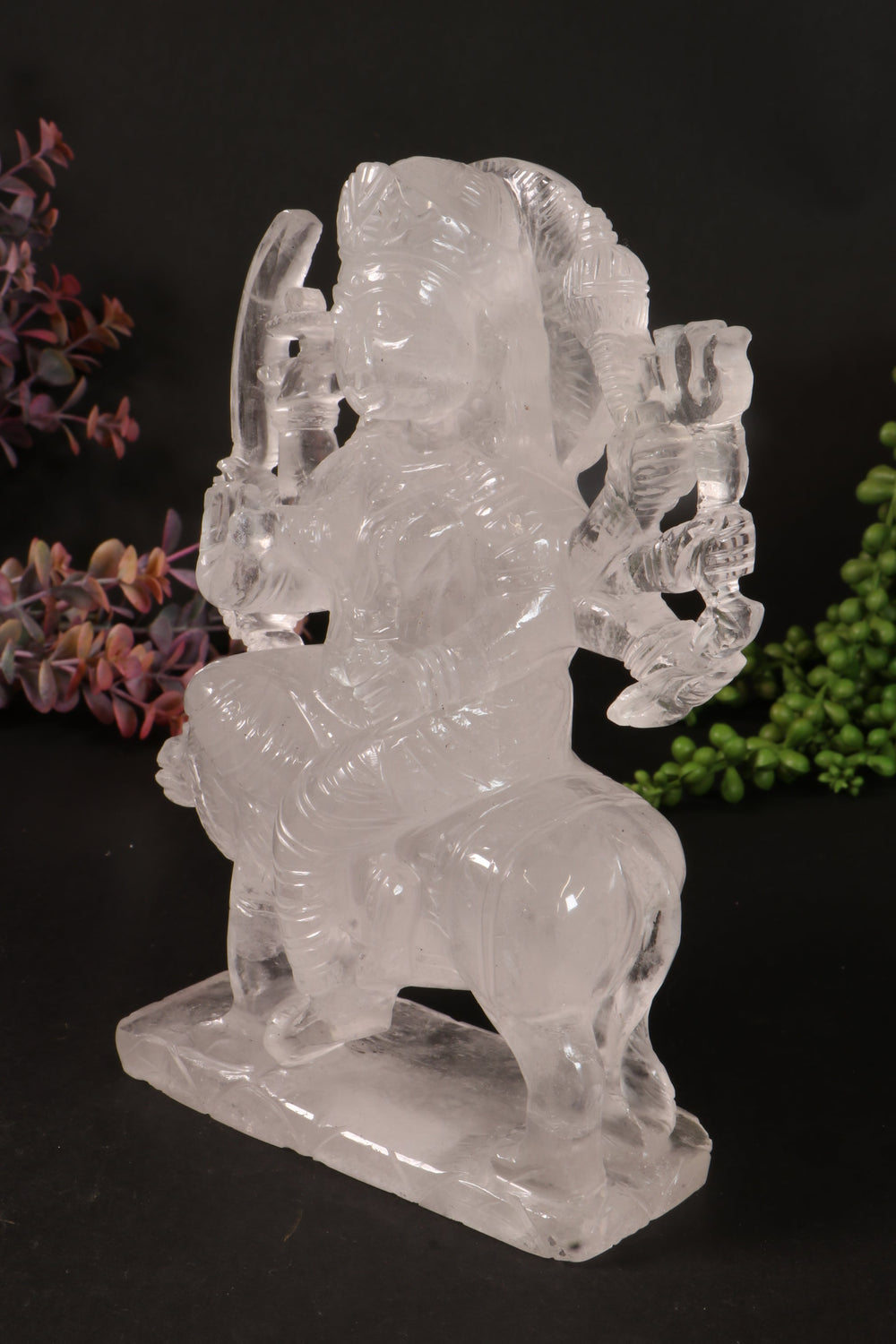 Quartz Durga Carving DM106
