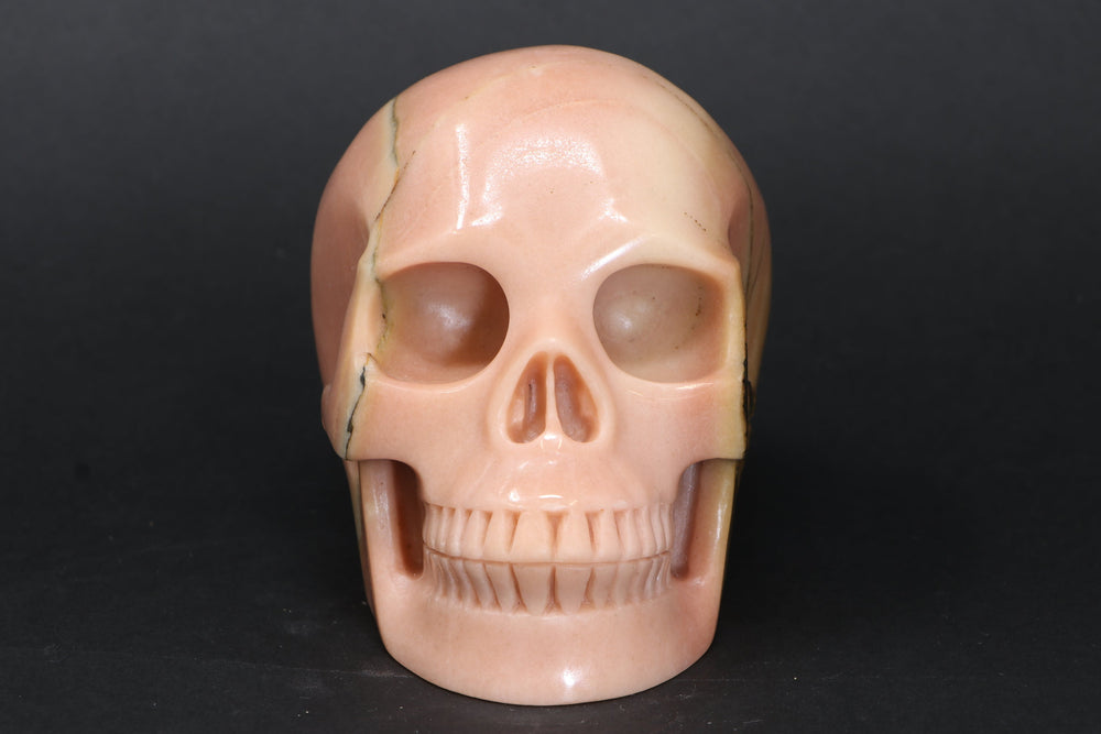 Orange Aventurine Skull DM1204