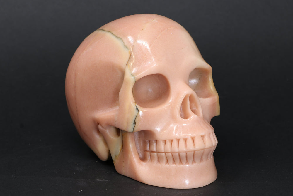 Orange Aventurine Skull DM1204