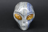 Lapis Alien with Tiger's Eye Inlay DM1207