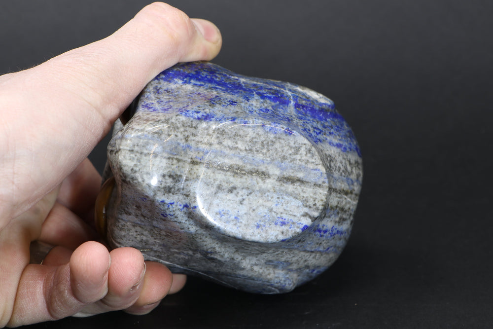 Lapis Alien with Tiger's Eye Inlay DM1207