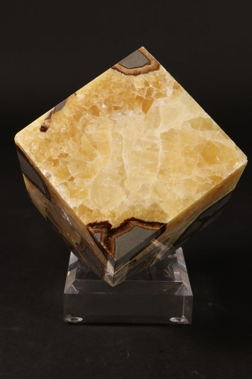 Cut Base Septarian Cube DM1356
