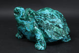 Chrysocolla Malachite Tortoise Carving DM186