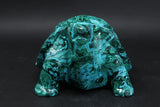 Chrysocolla Malachite Tortoise Carving DM186