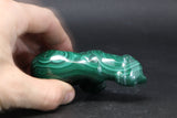 Malachite Polar Bear Carving DM188