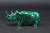 Malachite Rhinoceros Carving DM191