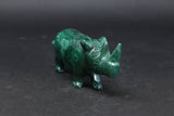 Malachite Rhinoceros Carving DM191