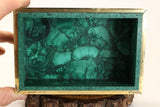 6" Malachite Jewelry Box DM19