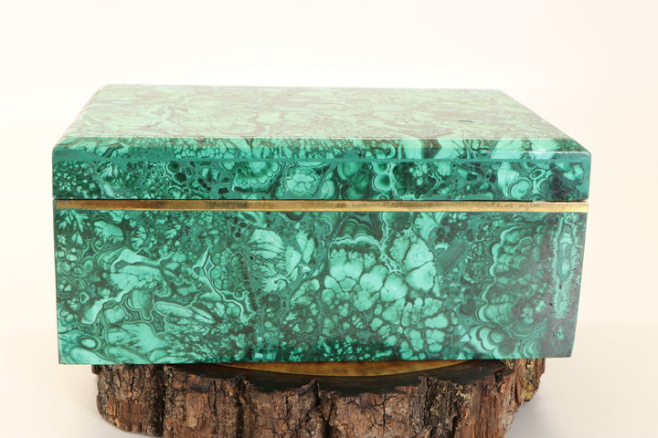 6" Malachite Jewelry Box DM24