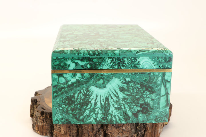 6" Malachite Jewelry Box DM24