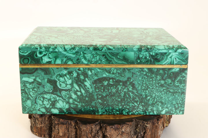 6" Malachite Jewelry Box DM24