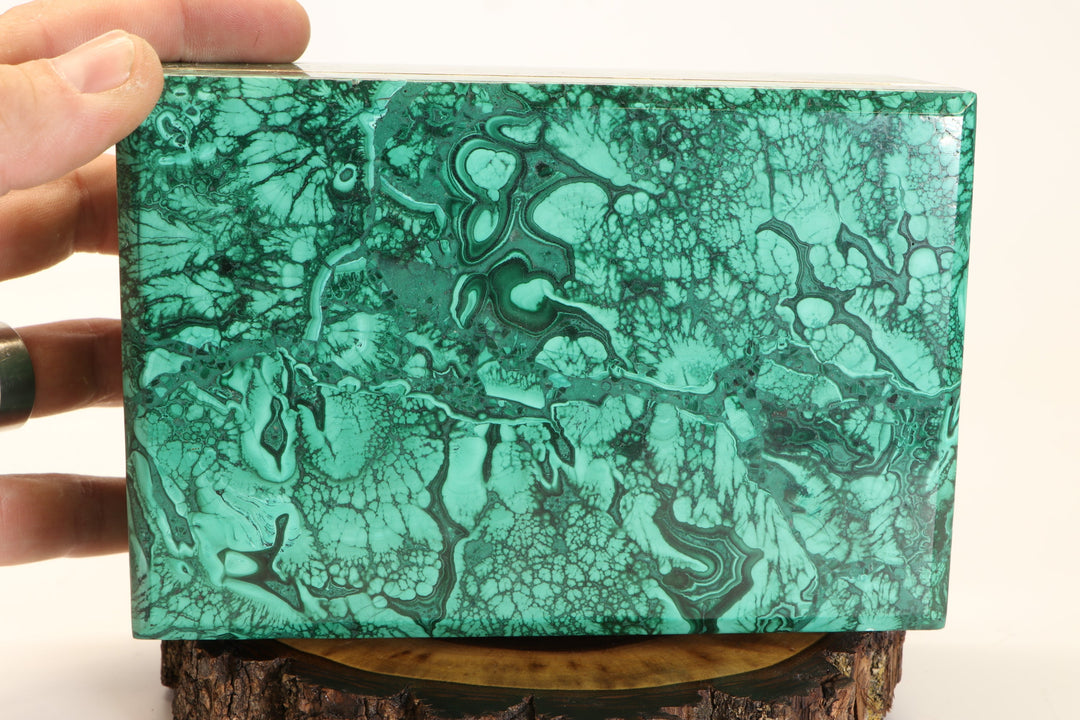 6" Malachite Jewelry Box DM24