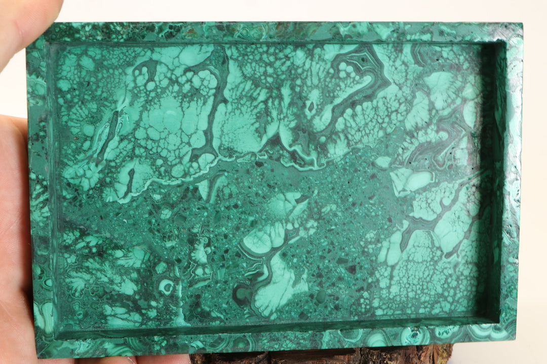 6" Malachite Jewelry Box DM24