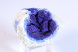 Russian Azurite Geode Half DM357
