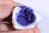 Russian Azurite Geode Half DM357