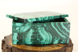 4.25" Malachite Jewelry Box DM36