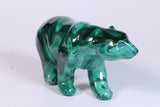 Malachite Polar Bear Carving DM457