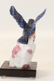 Sodalite Kingfisher Carving DM476