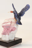 Sodalite Kingfisher Carving DM476