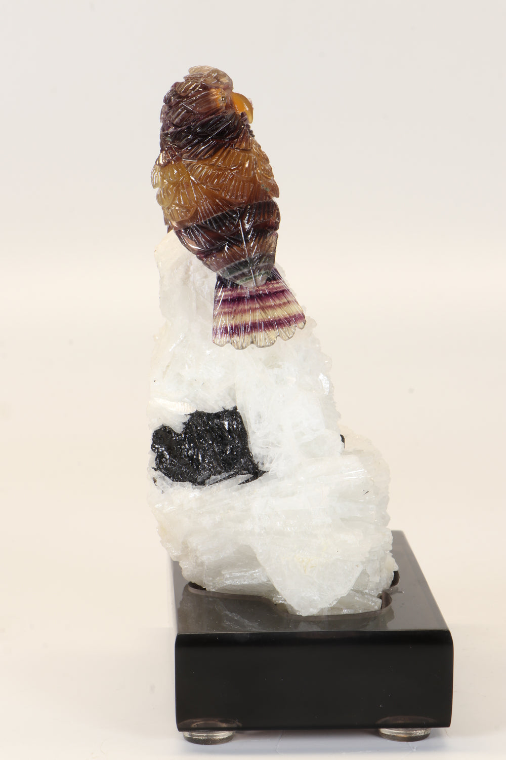 Fluorite Owls on Albite DM481