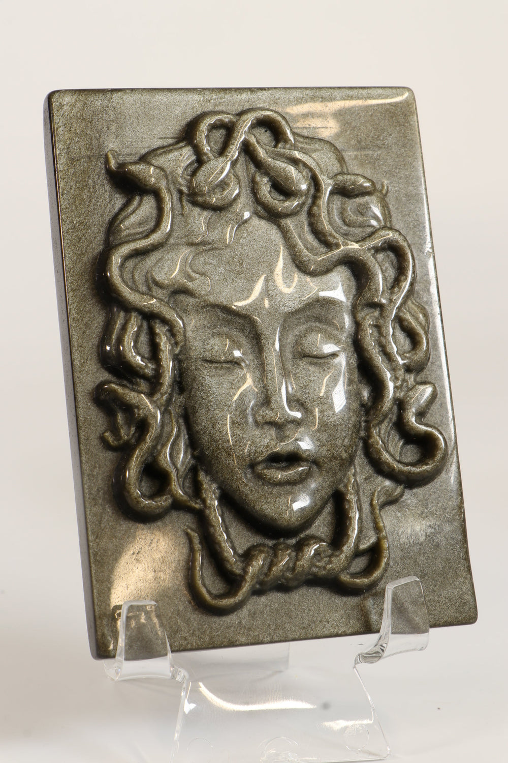 Gold Sheen Obsidian Medusa DM537