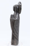 Silver Sheen Obsidian Mother Mary Statue DN390