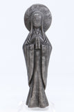 Silver Sheen Obsidian Mother Mary Statue DN399