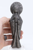Silver Sheen Obsidian Mother Mary Statue DN399
