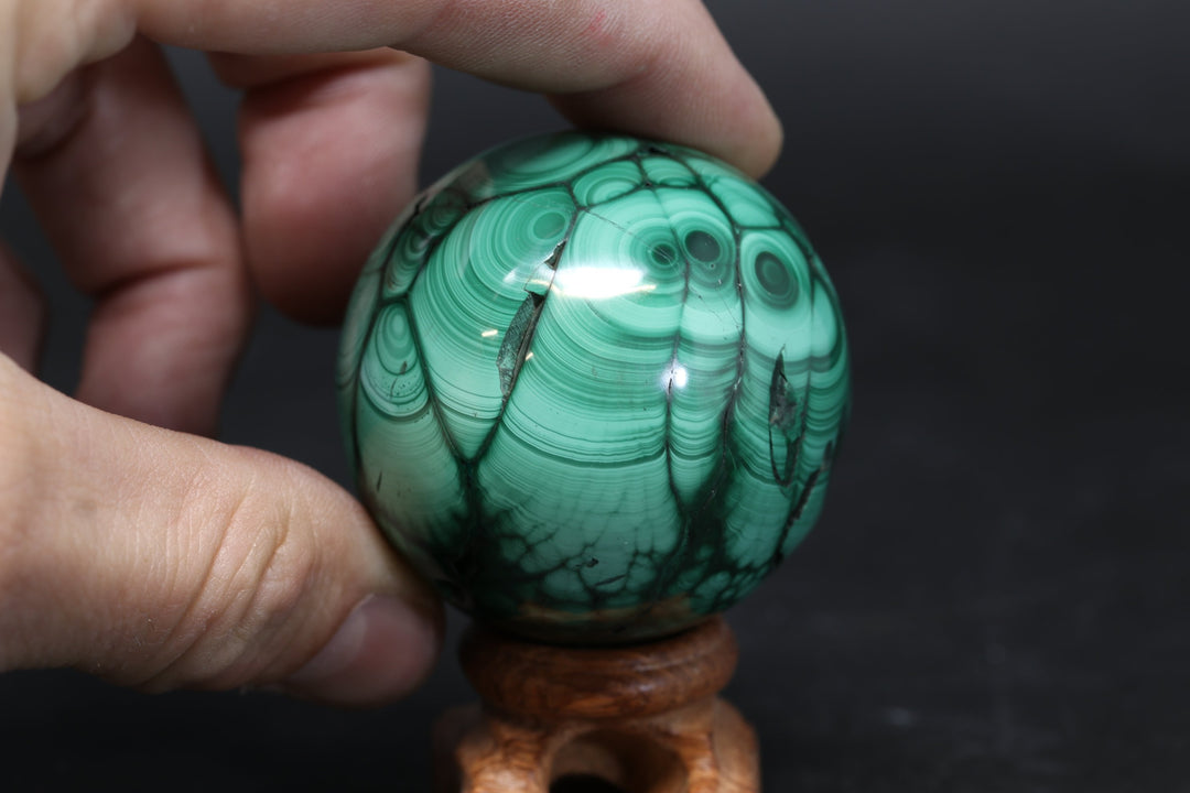 1.9" Malachite Sphere DN59