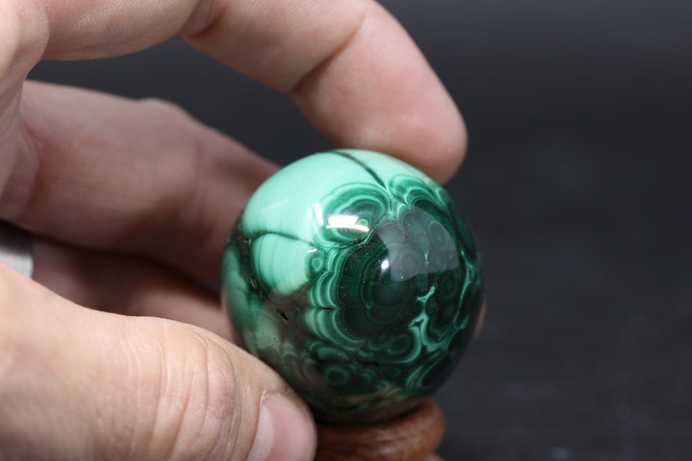 1.4" Malachite Egg DN73