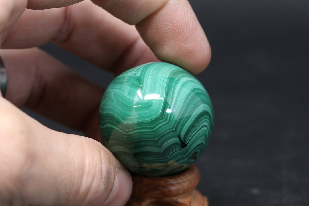 1.4" Malachite Egg DN78