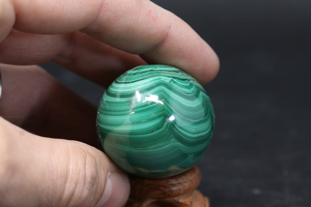 1.4" Malachite Egg DN78