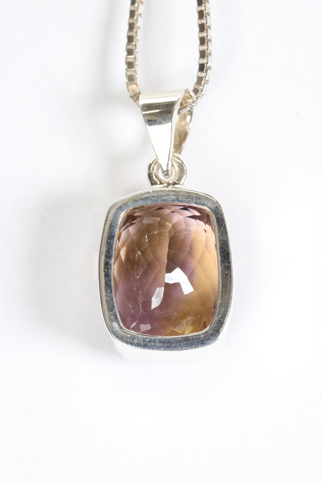 Faceted Ametrine Pendant