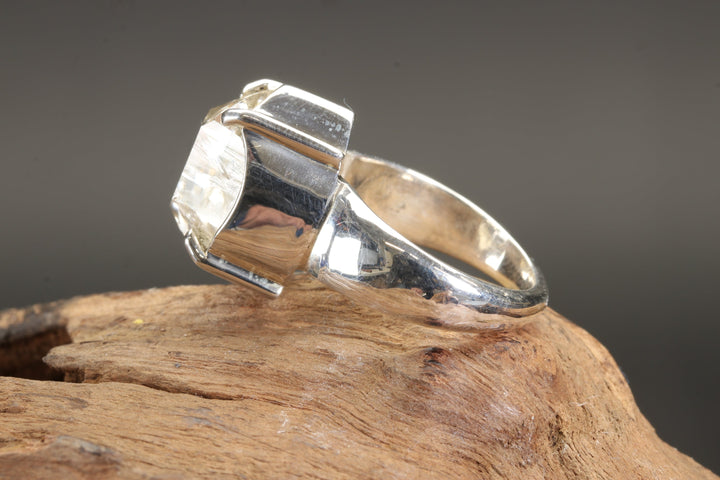Herkimer Diamond Ring Size 6