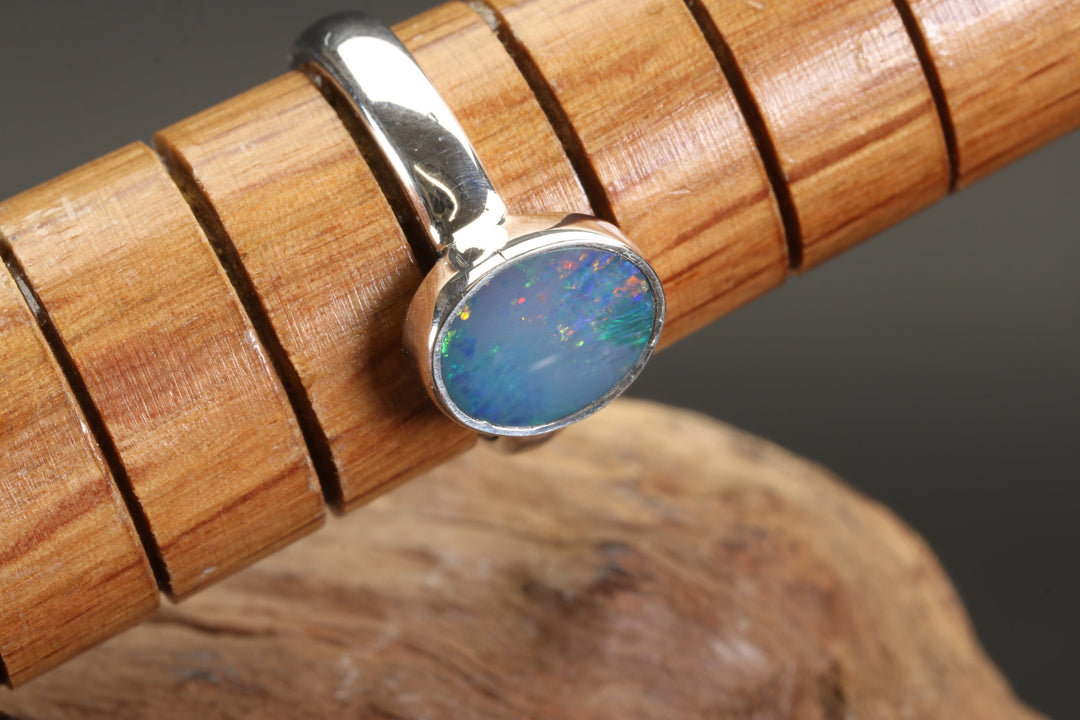 Australian Boulder Opal Ring Size 6