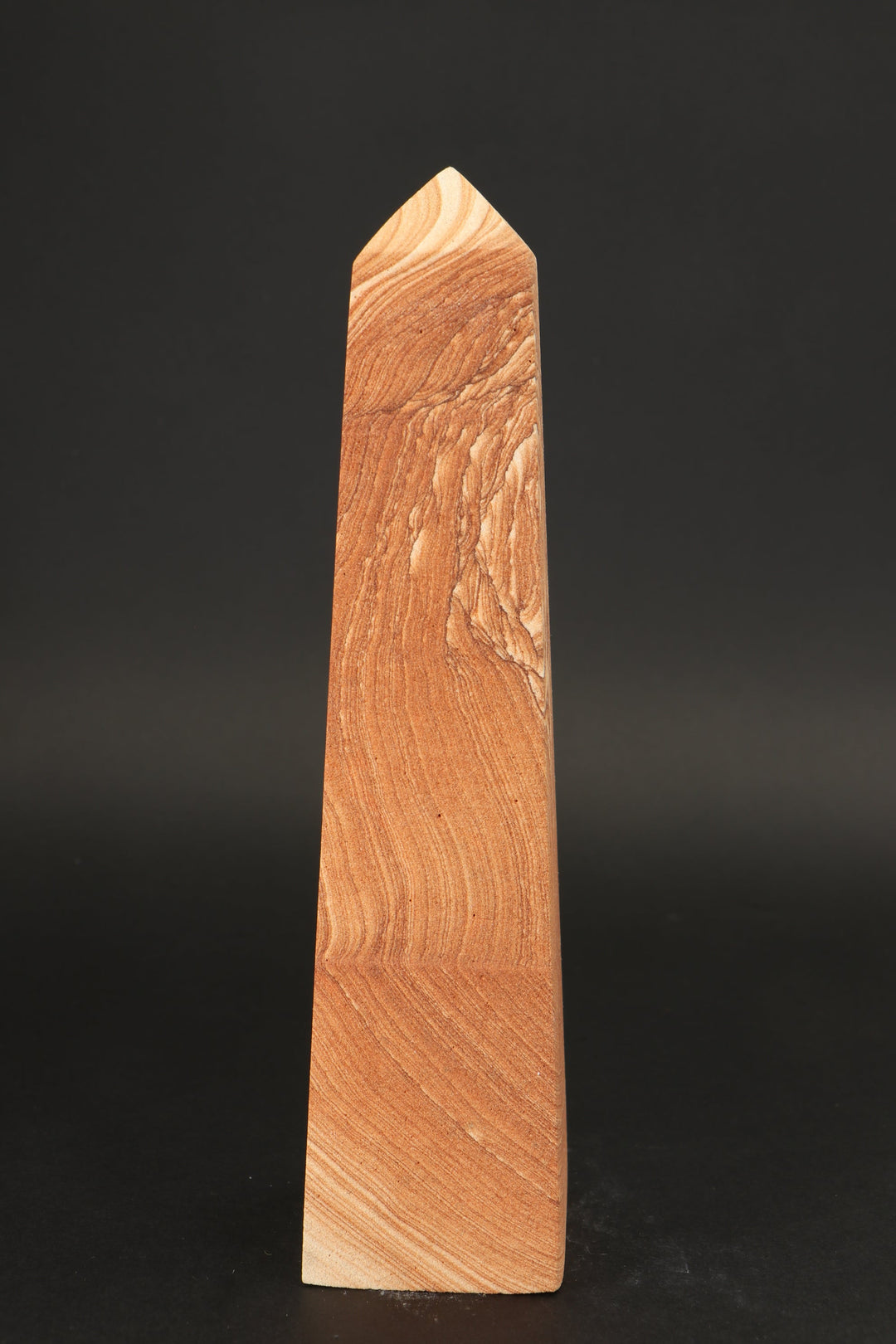 7.75" Picture Sandstone Obelisk DS2342